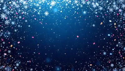 The primary subject of the image is a blue background with a multitude of white stars scattered throughout. The setting appears to be a night sky, and the visual style is a combination of a photo and digital art. The colors and mood of the image are predominantly dark and serene, with the white stars providing a sense of depth and contrast against the blue background.